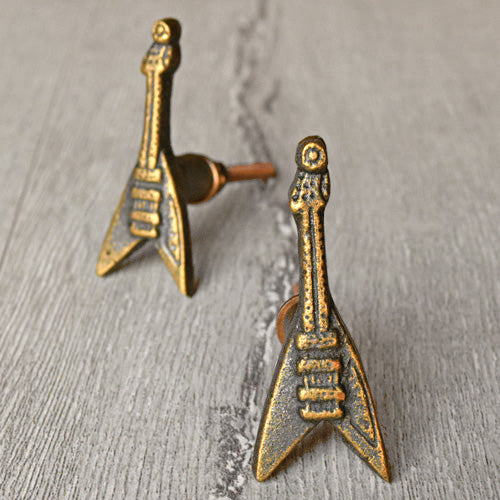 Lucille Guitar Cupboard Drawer Knob