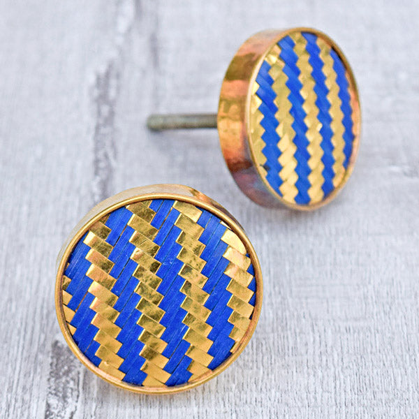 Hana Tribal Brass Drawer Knob