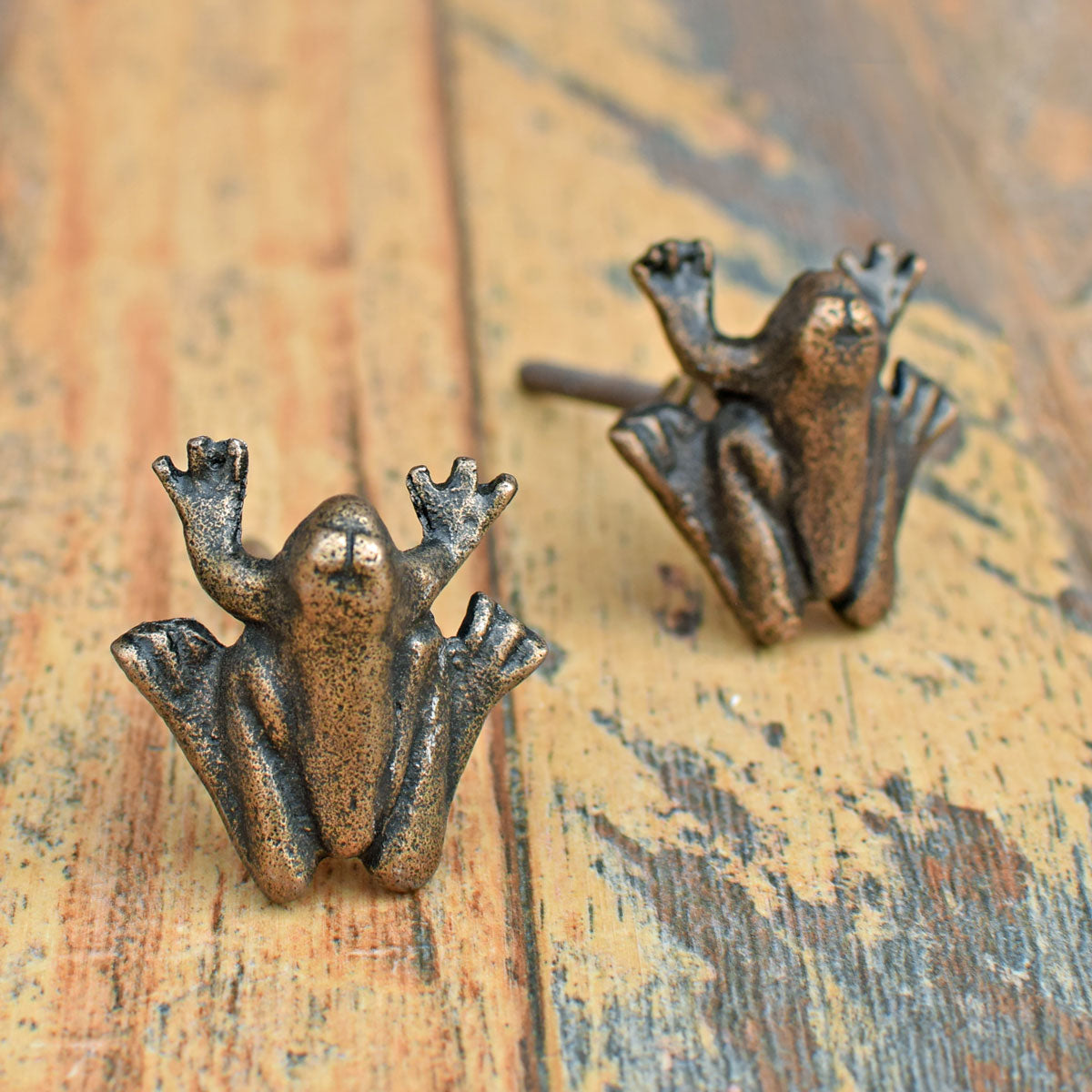 Croak Monsieur Frog Cabinet Drawer Knob