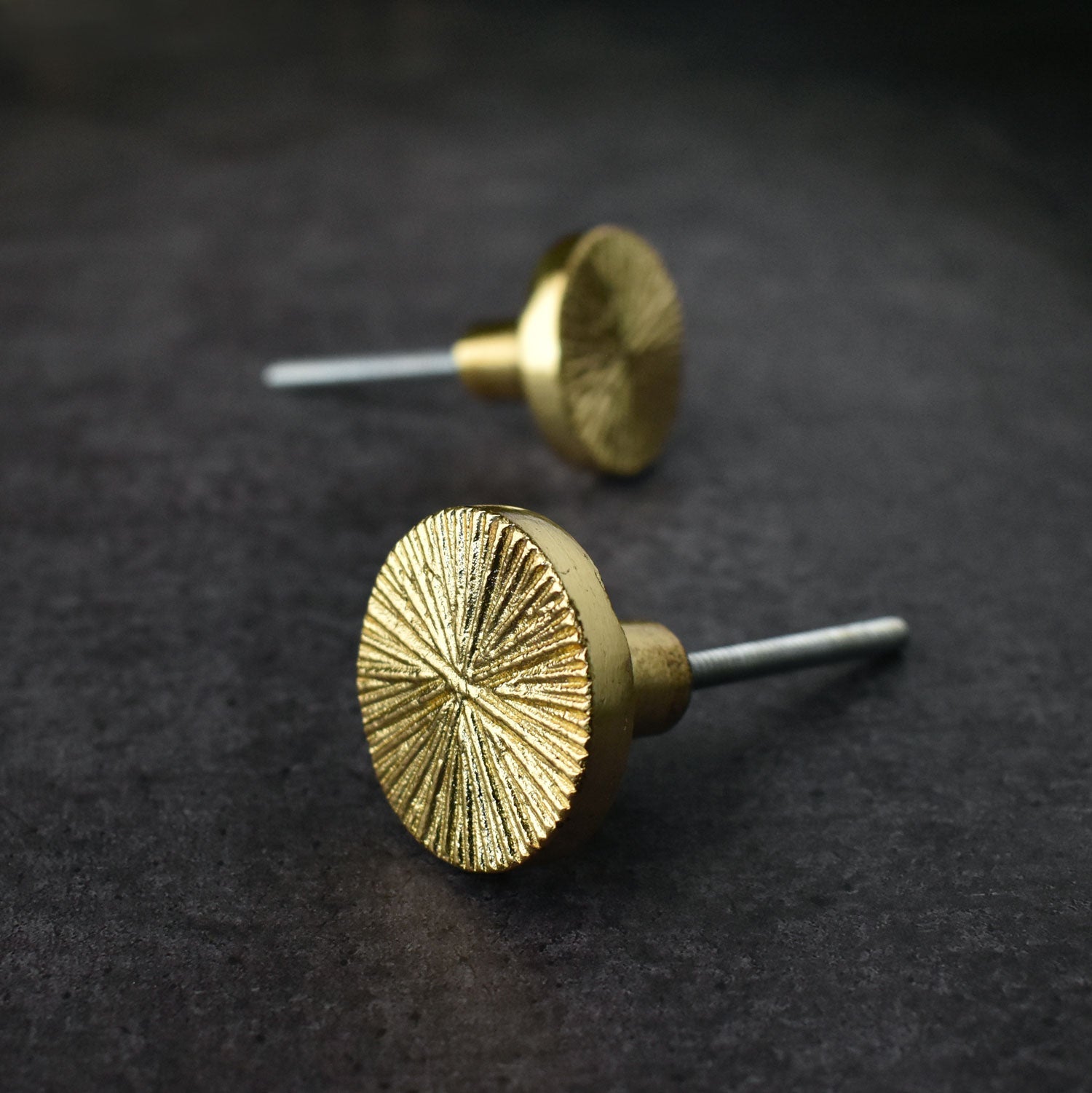 Modernist Marvel Gold Cabinet Dresser Knob – Spruce and Pop