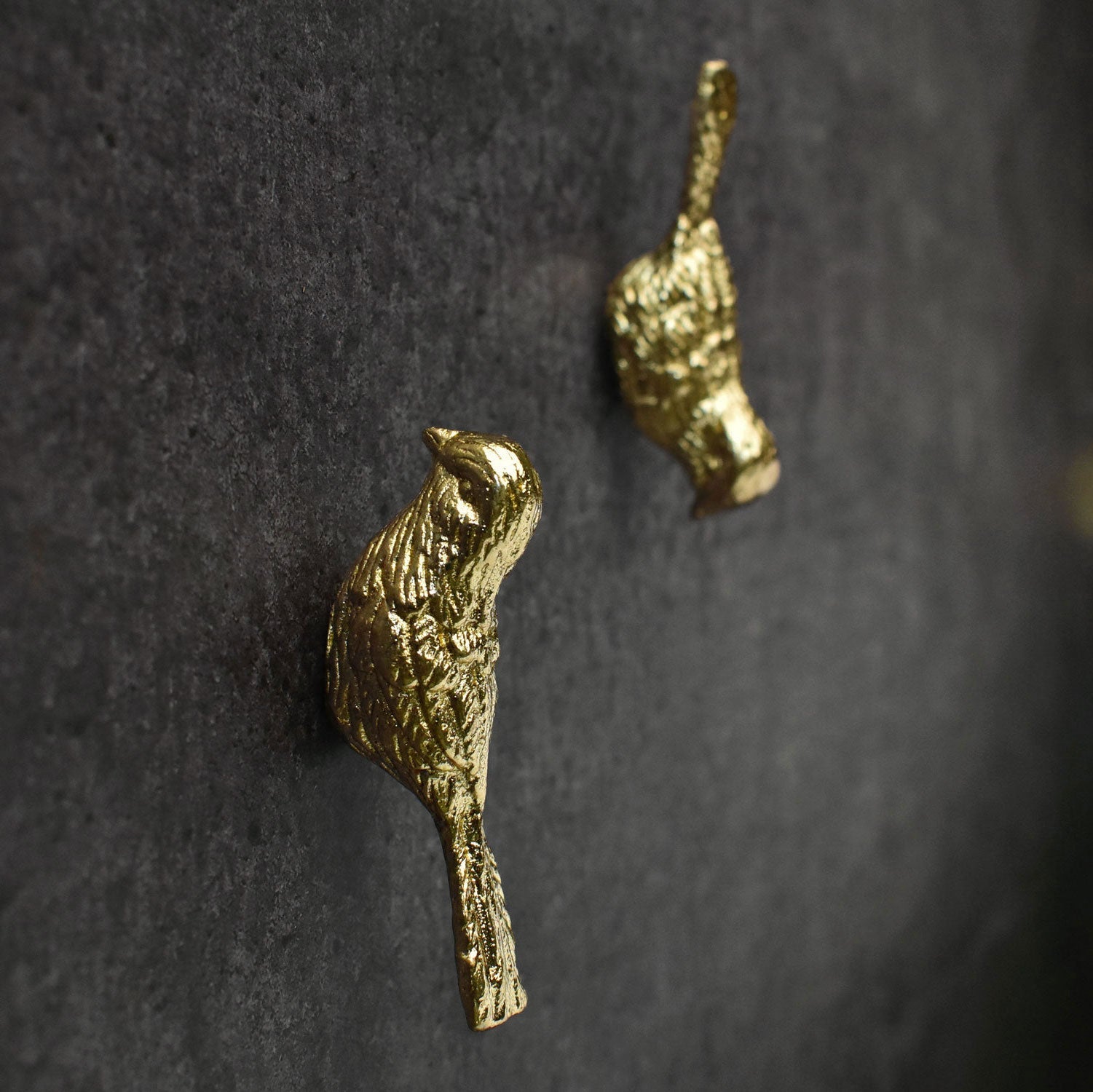 gold bird drawer knob