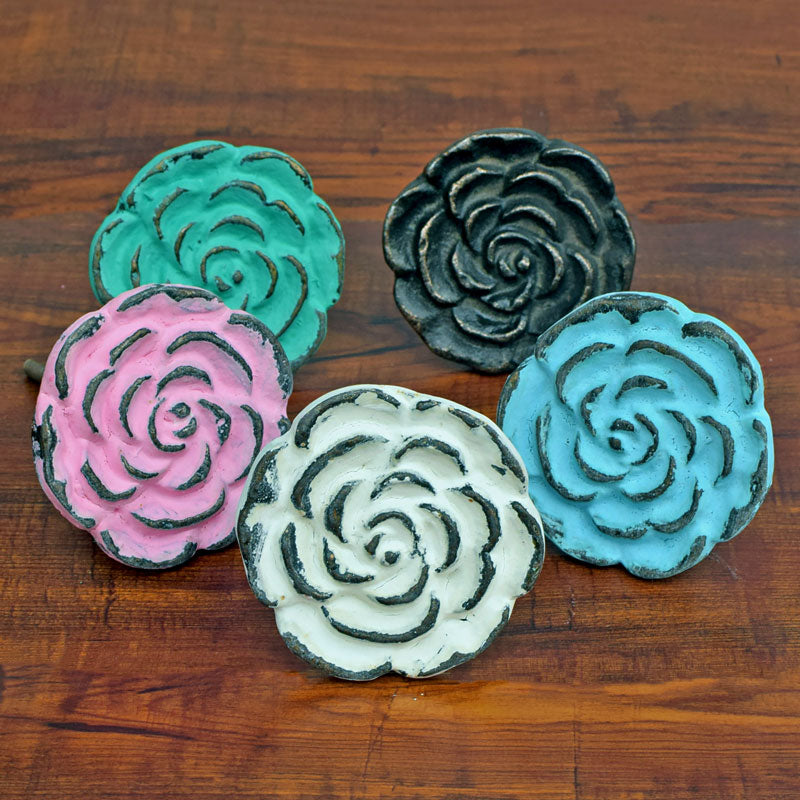 Vie en Rose Metal Cabinet Wardrobe Knob
