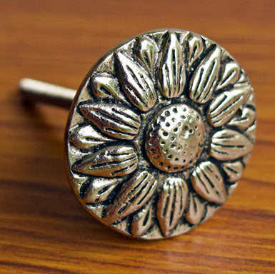 Rangoli Silver Cupboard Drawer Knob