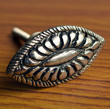 Ajrakh Silver Cupboard Drawer Knob