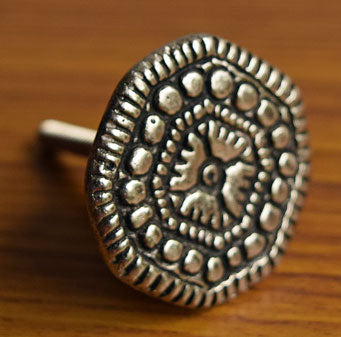 Vastram Silver Cupboard Drawer Knob