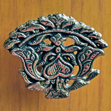 Kaveri Silver Cupboard Drawer Knob