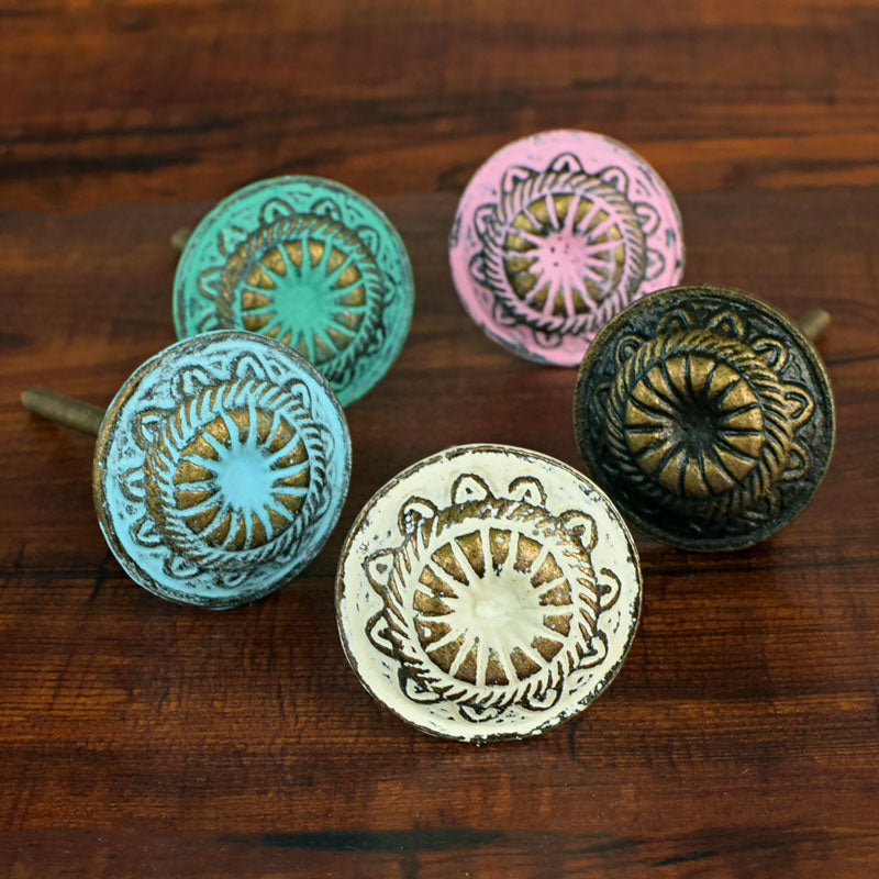 Monarda Vintage Metal Cabinet Dresser Knob
