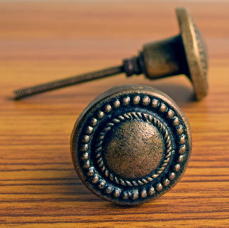 Cornice Vintage Metal Cupboard Dresser Knob