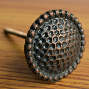 Rococo Hammered Cabinet Knob