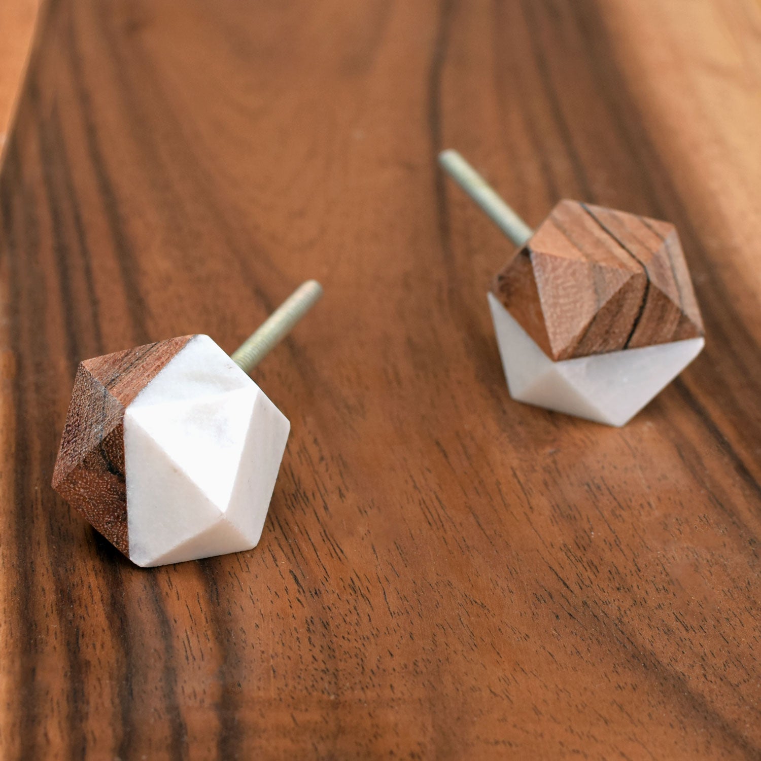 Hope Stone Wood Kitchen Cabinet Knob