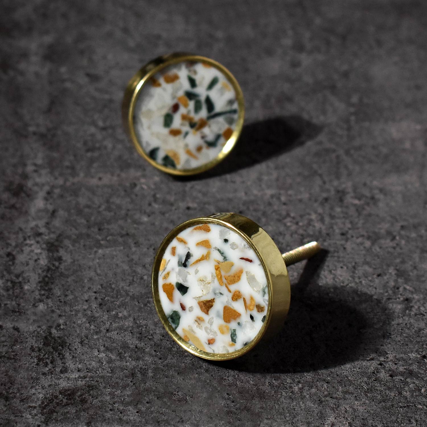 Padmini Terrazzo Cabinet Drawer Knob