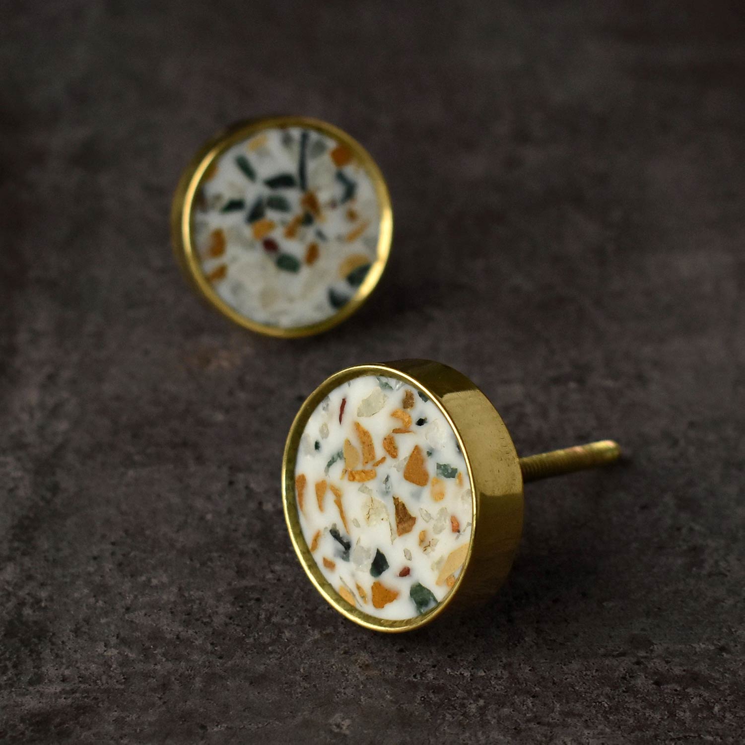Padmini Terrazzo Cabinet Drawer Knob