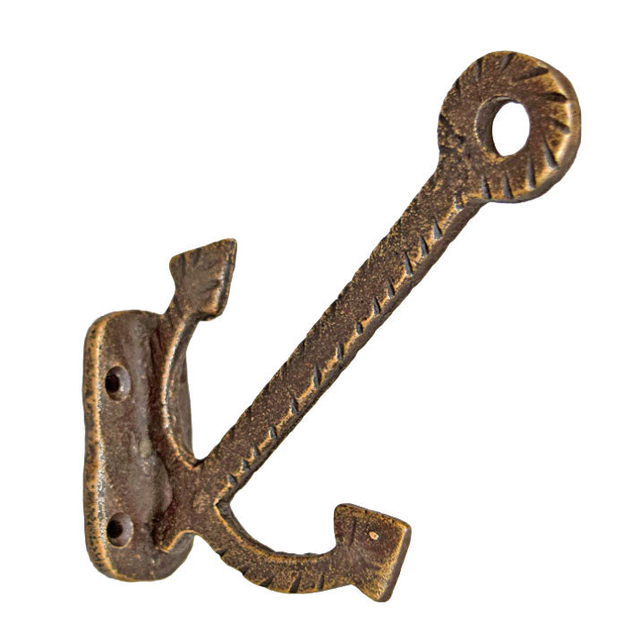 Hope and Anchor Cast Iron Wall Hook