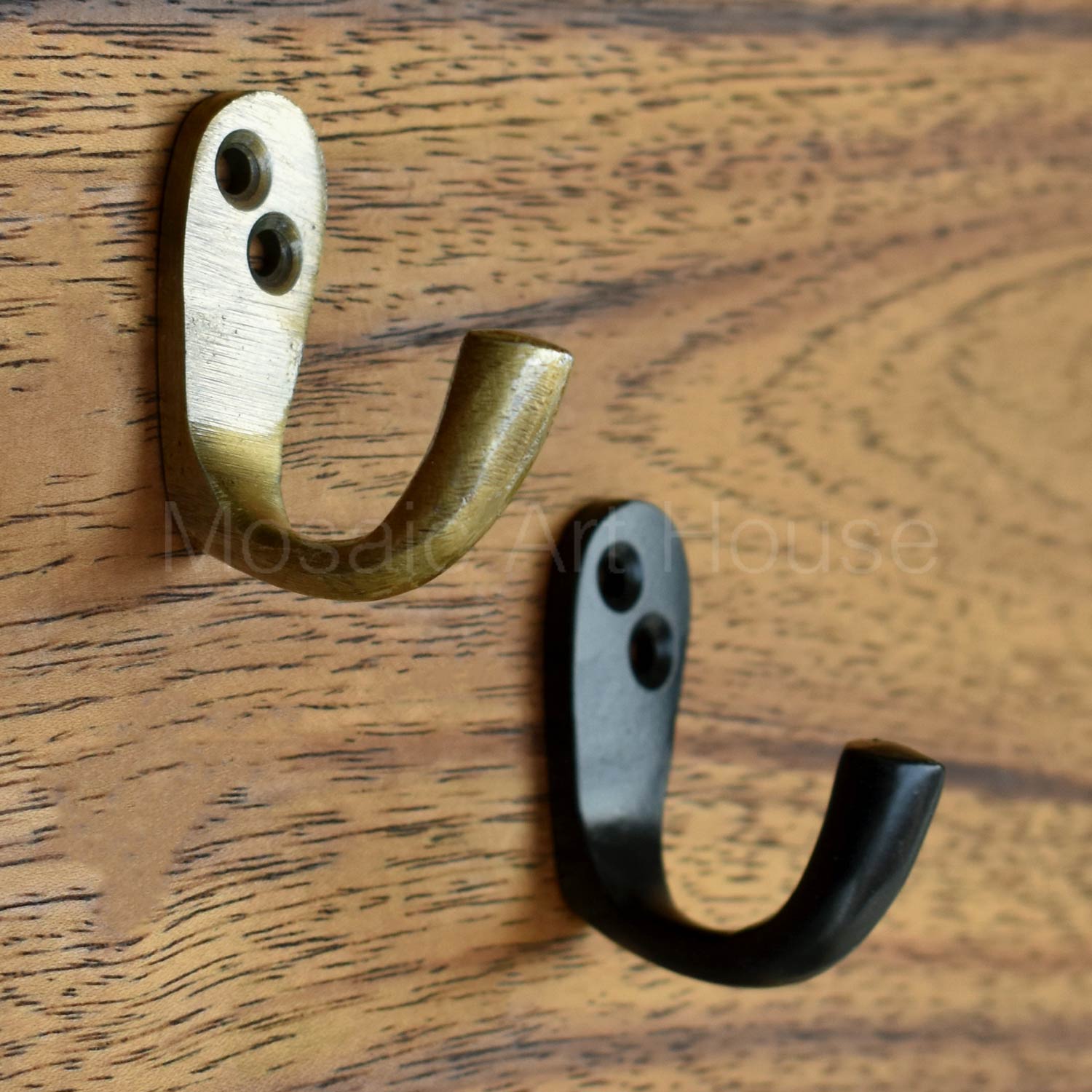 Baobab Cast Iron Minimalist Coat Wall Hook and Hanger