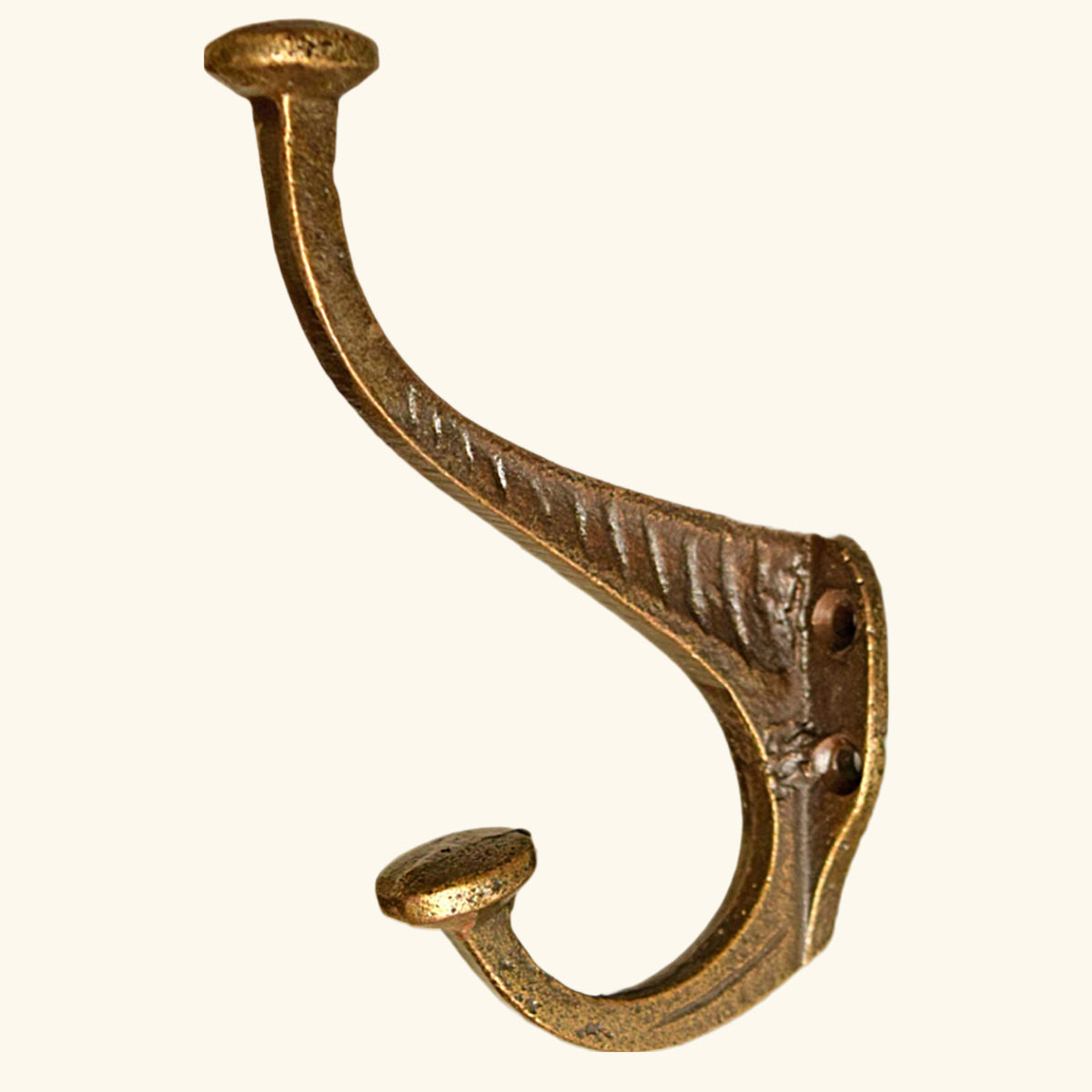 Theo Cast Iron Coat and Towel Wall Hook