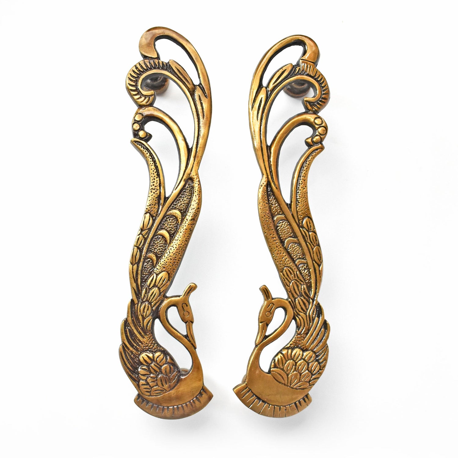 peacock brass cupboard door handle