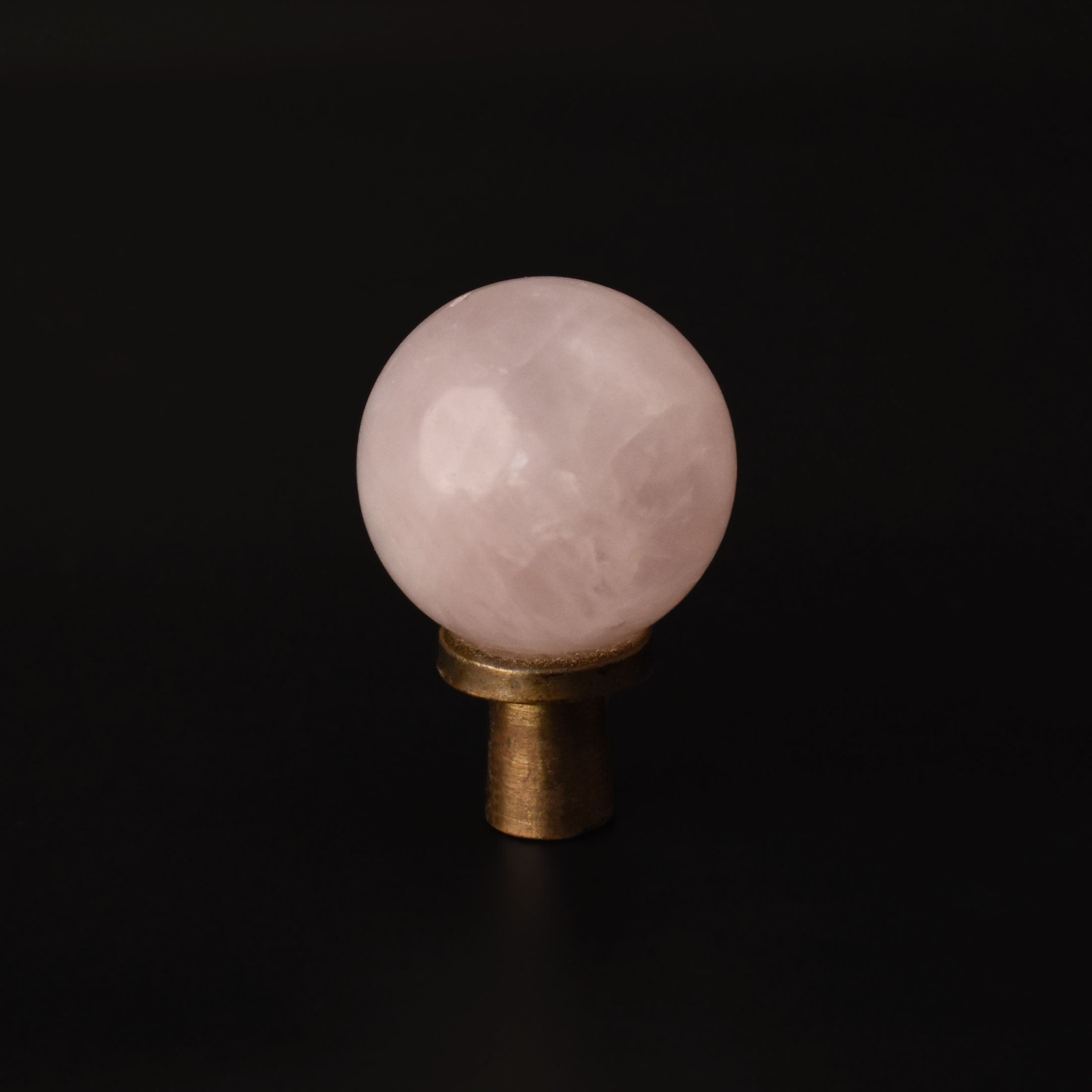 Bellarose Rose Quartz Cabinet Drawer Knob