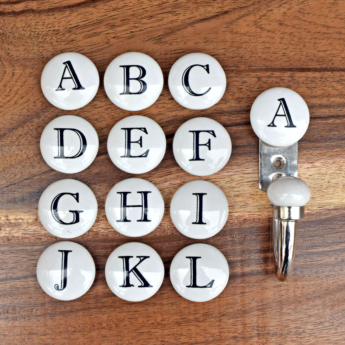 alphabet wall hook