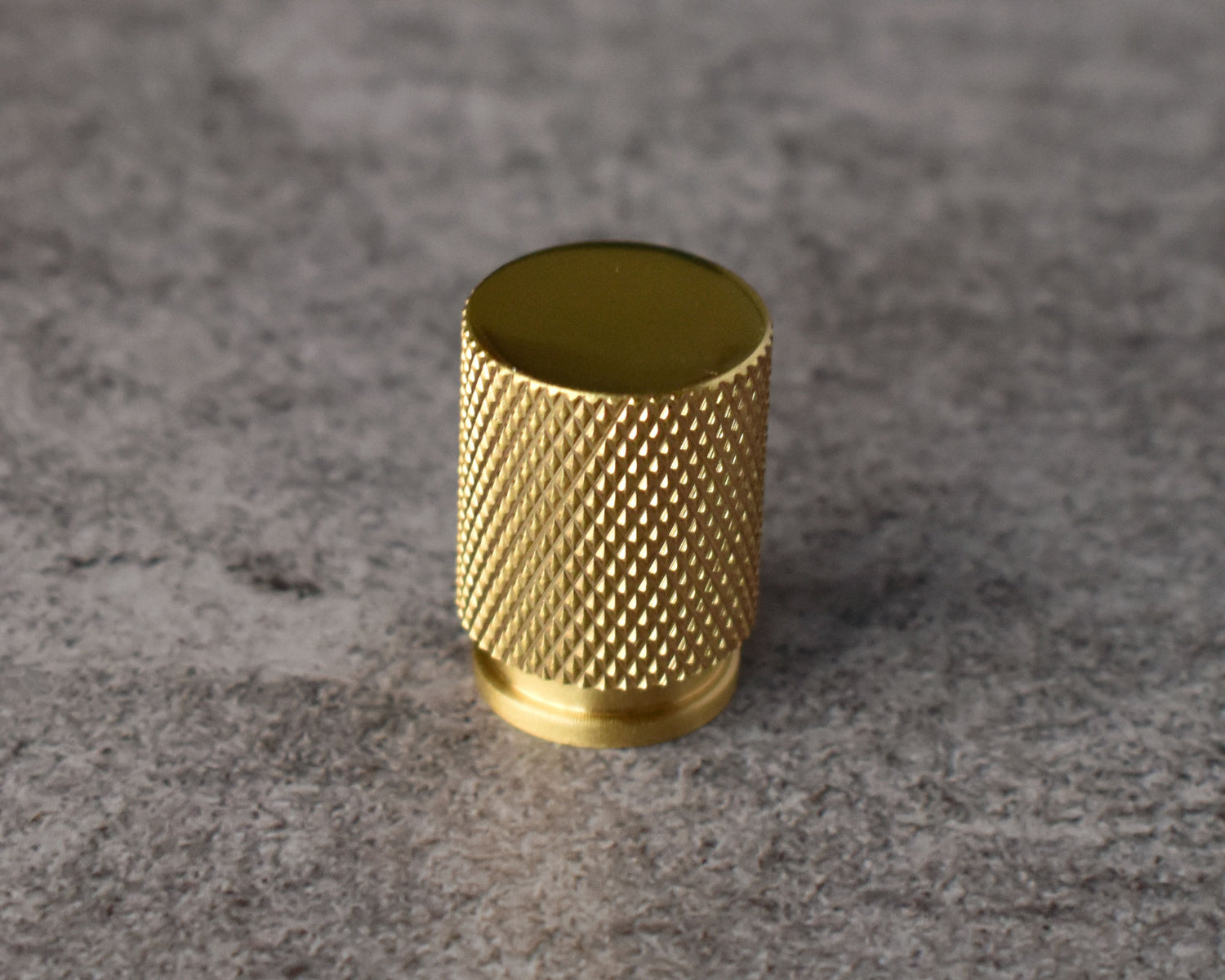 Cyril Solid Brass Knurled Cabinet Dresser Knob