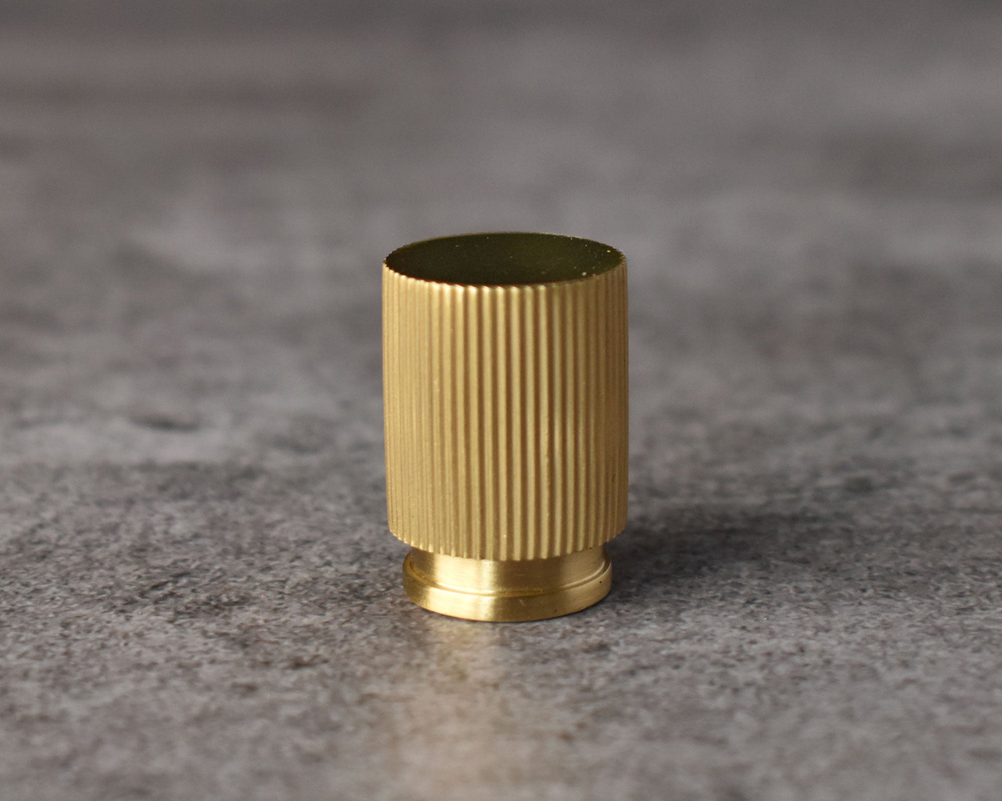 Olympias Solid Brass Knurled Cabinet Dresser Knob