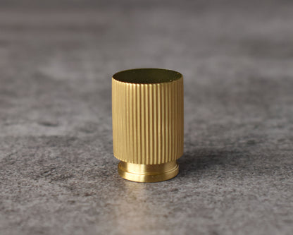 Olympias Solid Brass Knurled Cabinet Dresser Knob