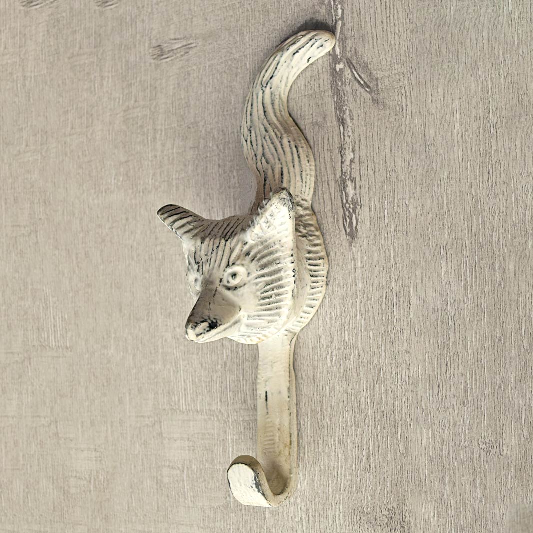 Fawna White Fox Wall Hook and Hanger – Spruce and Pop