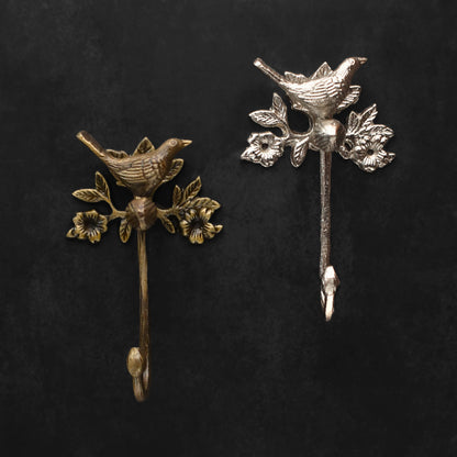 Volare Bird Coat and Towel Wall Hook