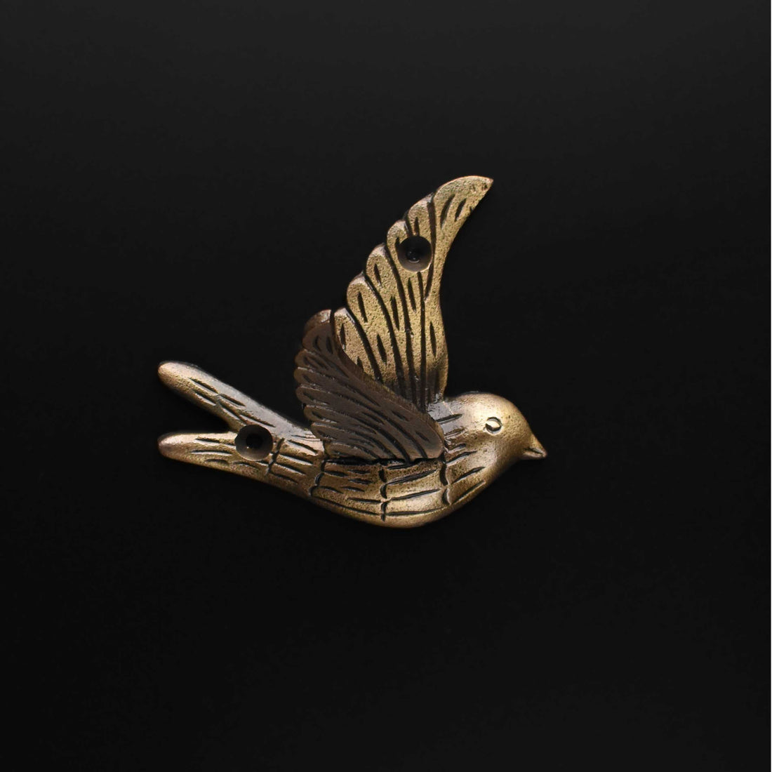 Finch Bird Cast Iron Wall Hook Hanger