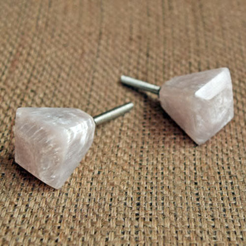 Ananda Pearly White Resin Cabinet Dresser Knob