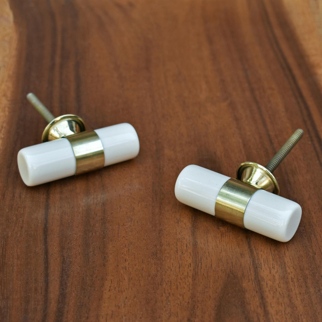 white wardrobe drawer knobs with brass hardware