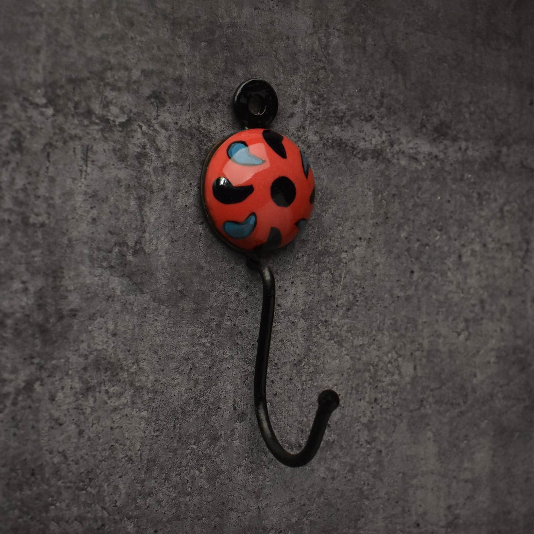 Scarlet Hold Ceramic Coat Wall Hook and Keys Hanger