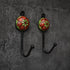 red and green ceramic keys hook