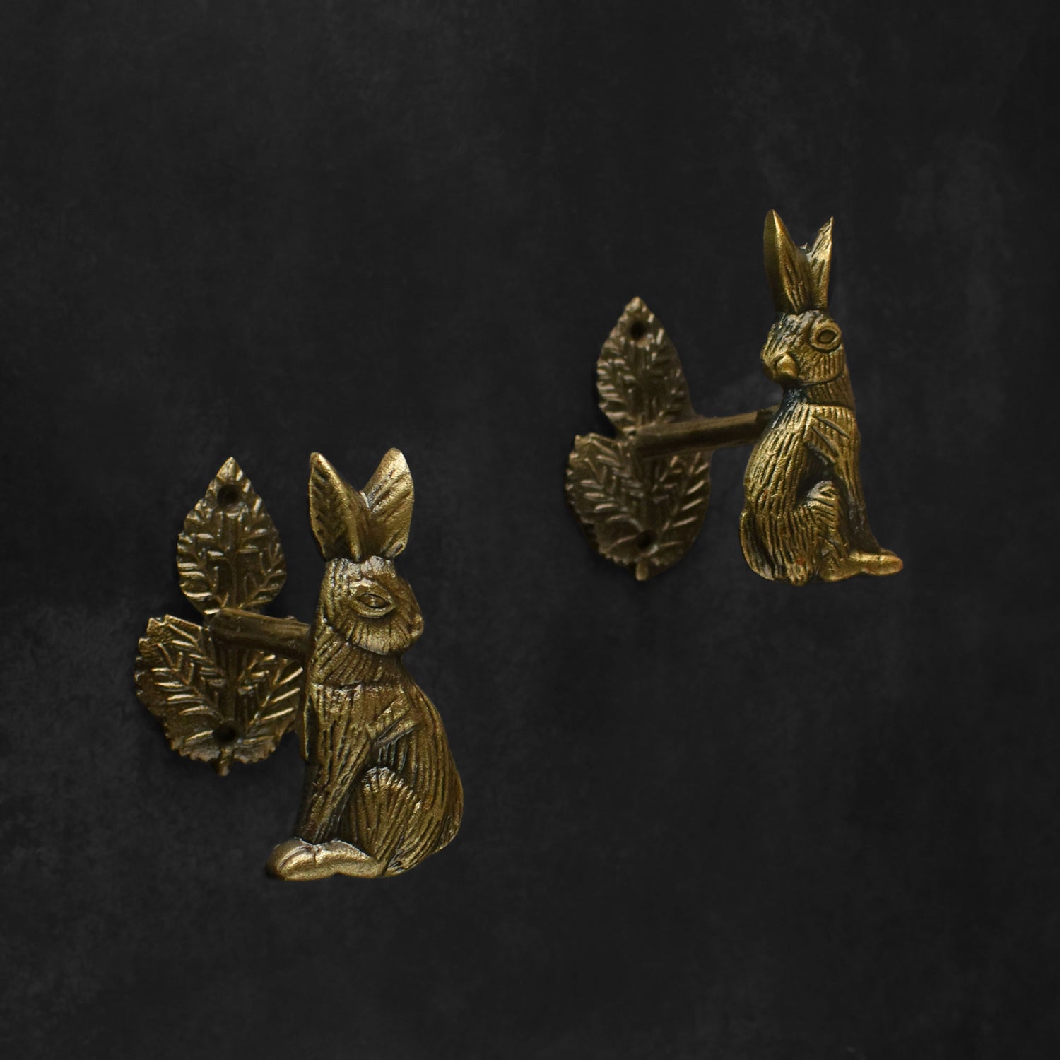 Mulberry Antique Rabbit Curtain Holdback