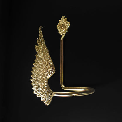Seraphine Gold Angel Wing Curtain Holdbacks