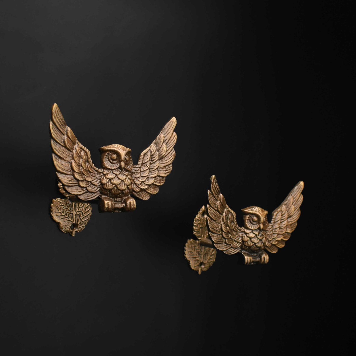 Alba Antique Owl Curtain Holdback Hook