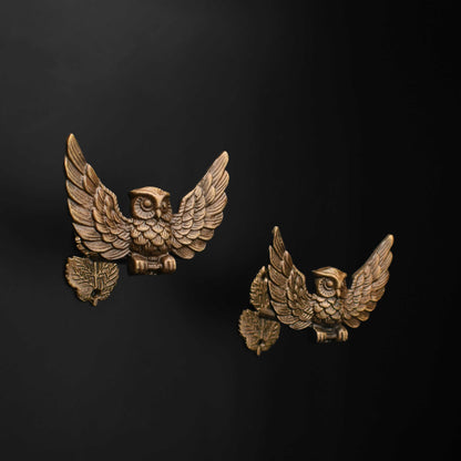 Alba Antique Owl Curtain Holdback Hook