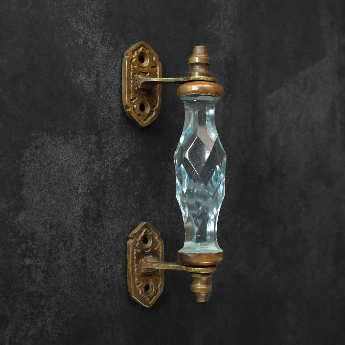 Balkhash Blue Glass Antique Cabinet and Drawer Handle