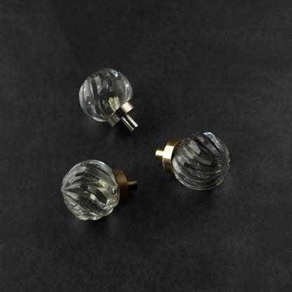 glass door knobs