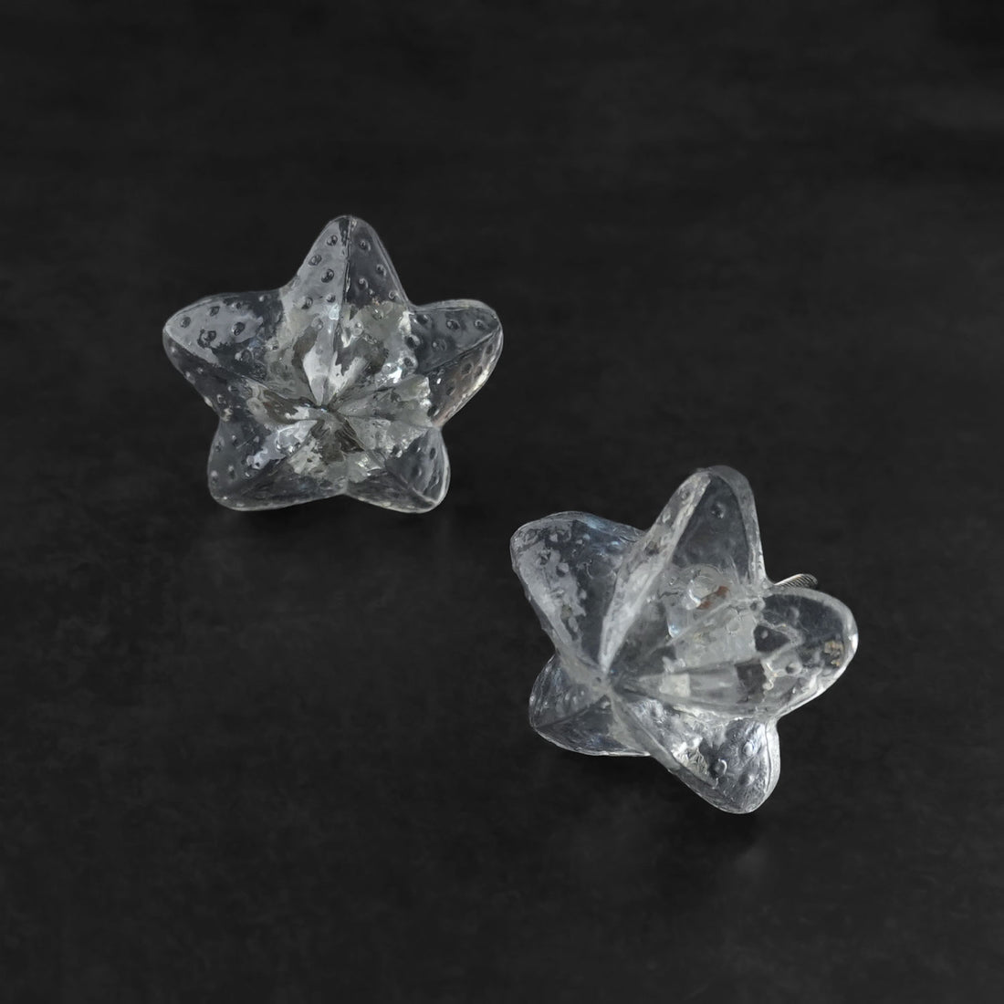 Stella Starfish Glass Kids Cabinet Door Knob