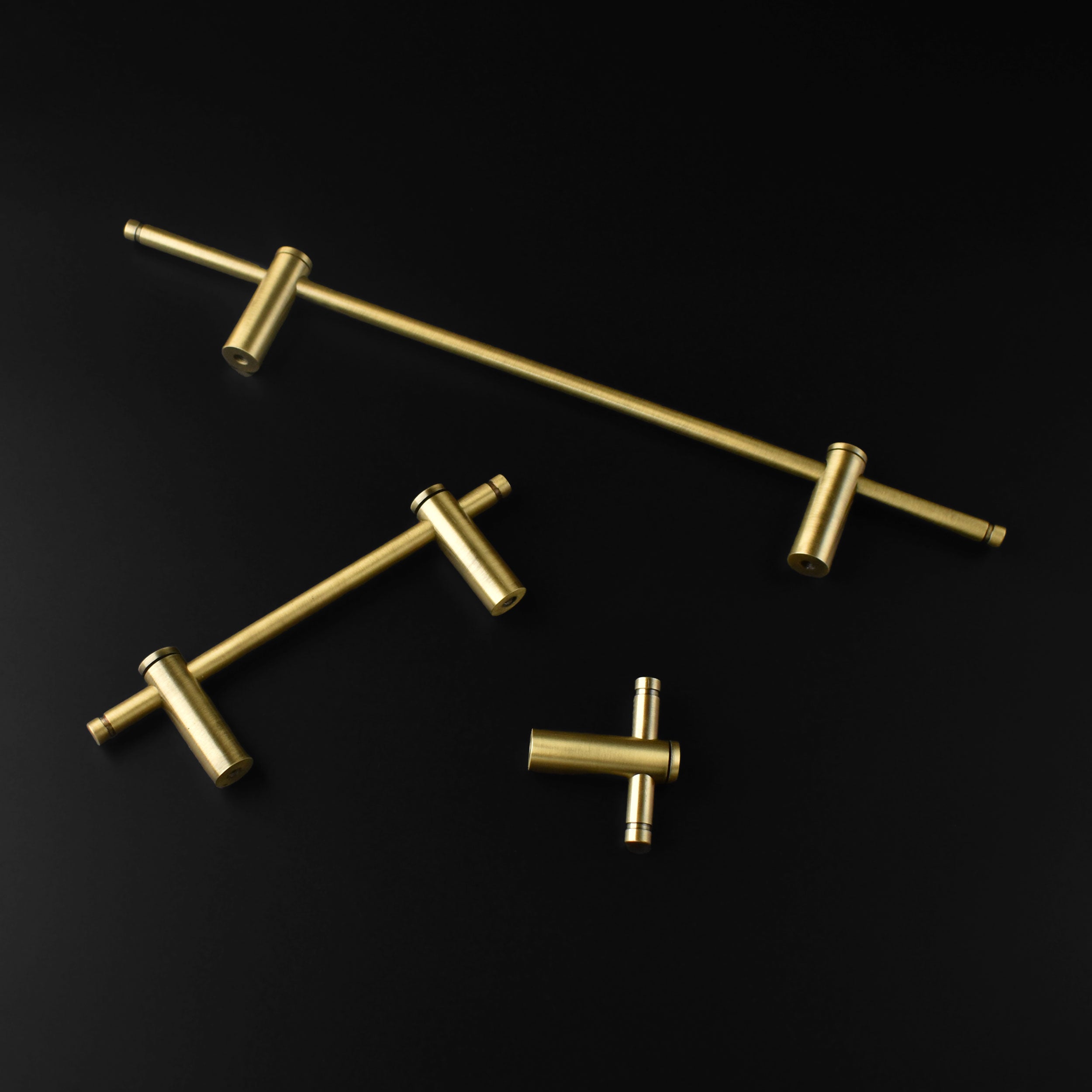 Arden Antique Brass Adjustable Cabinet Wardrobe Pull and Handle