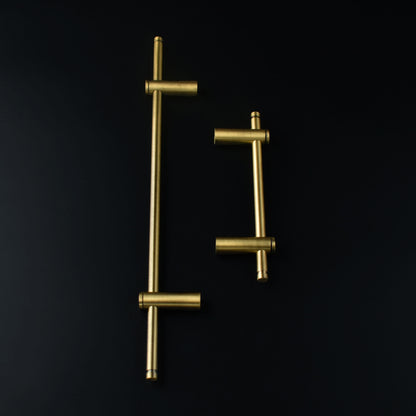 Arden Antique Brass Adjustable Cabinet Wardrobe Pull and Handle