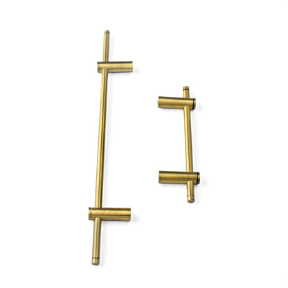 Arden Antique Brass Adjustable Cabinet Wardrobe Pull and Handle