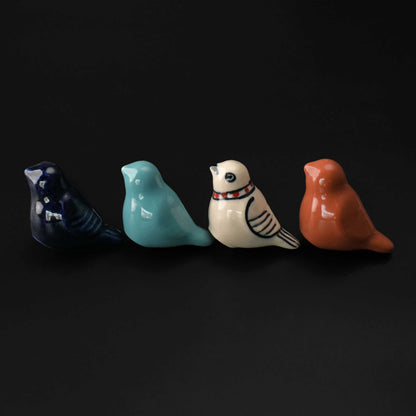 Perchy Ceramic Bird Cabinet and Drawer Knob