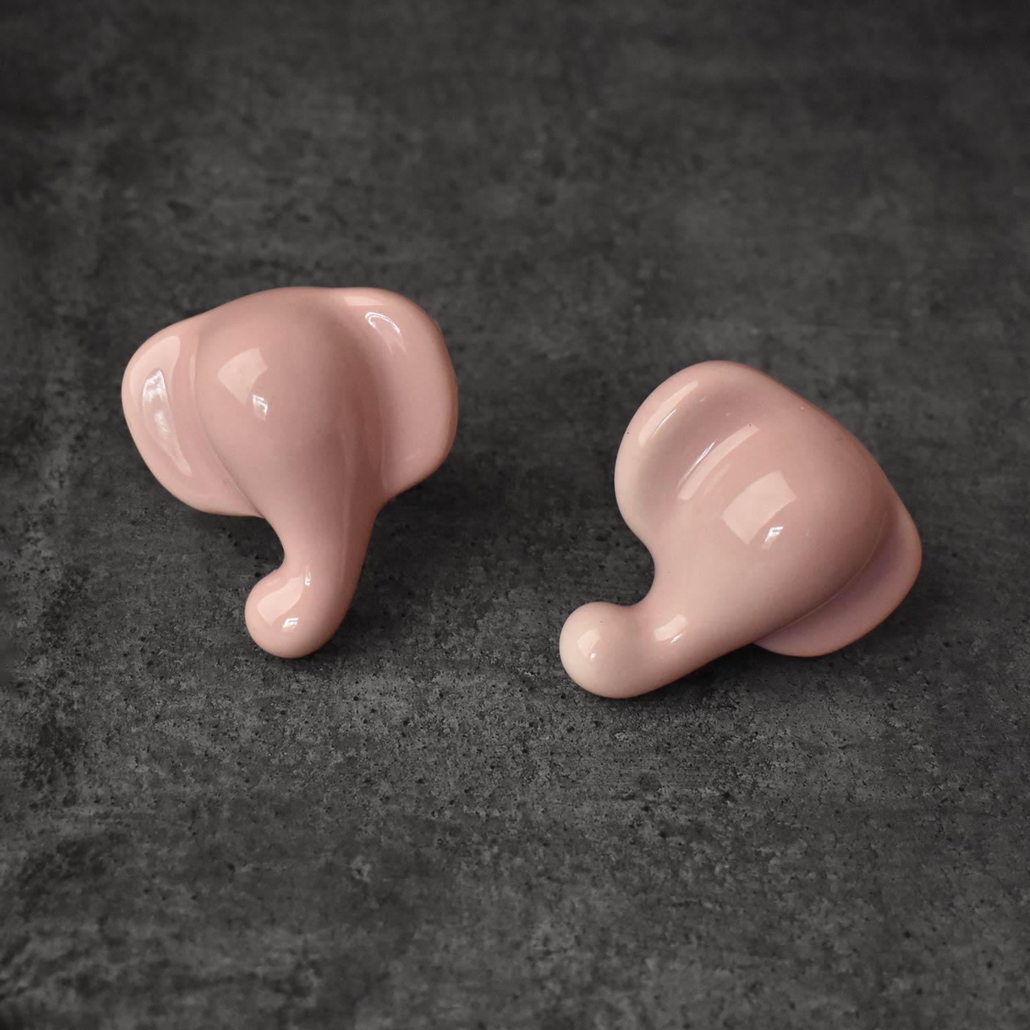 Pink Elephant Head Ceramic Kids Cabinet Drawer Knob