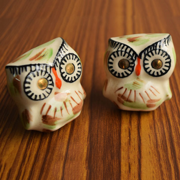 Hootster Own Ceramic Kids Cabinet Drawer Knob