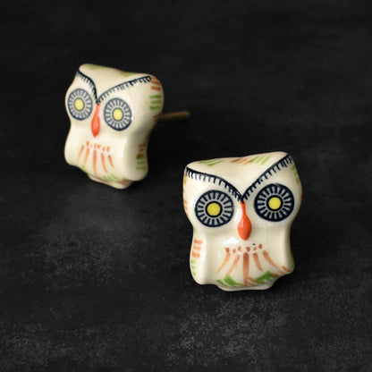 Hootster Own Ceramic Kids Cabinet Drawer Knob