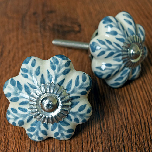 Zouge Floral Ceramic Drawer Knob