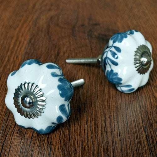 Palenque Grey Ceramic Dresser Knob