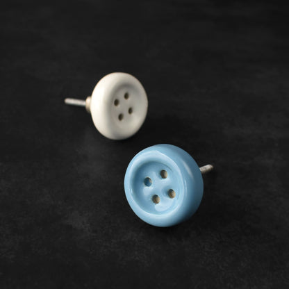 Bouton White Ceramic Dresser Drawer Knob