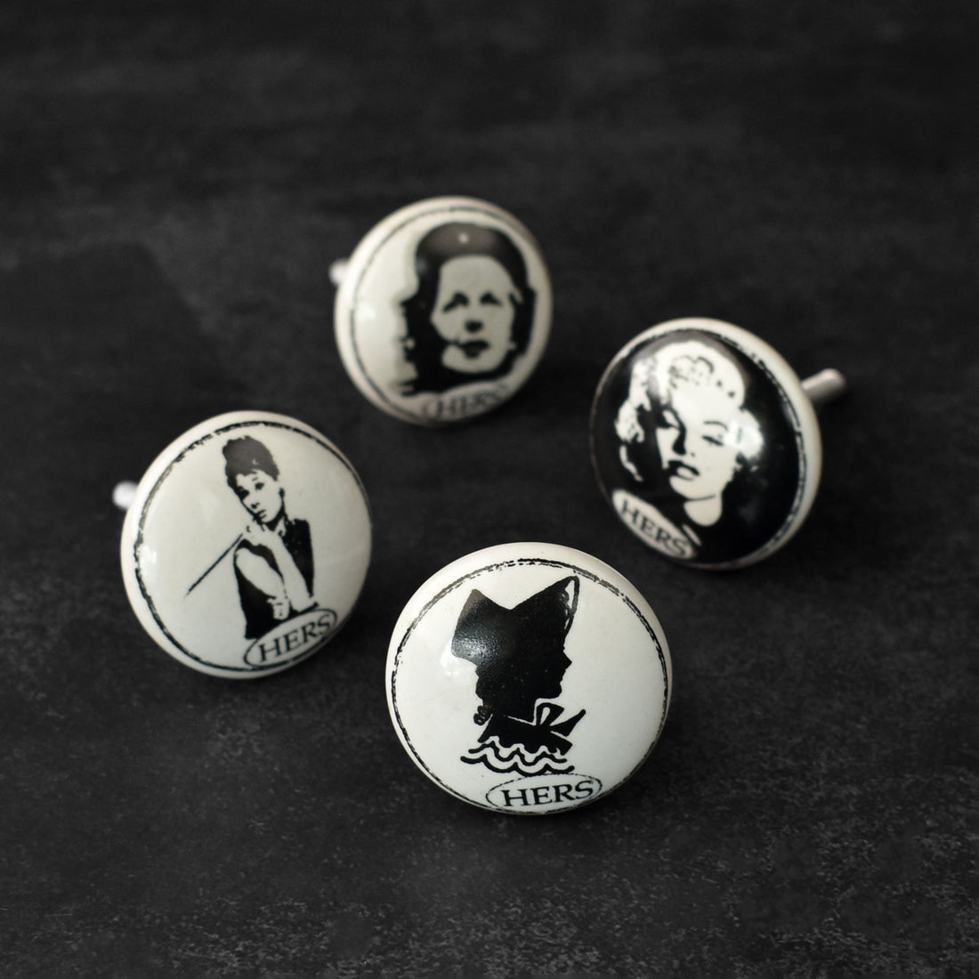 Black Beauty Ceramic Cabinet and Drawer Knob